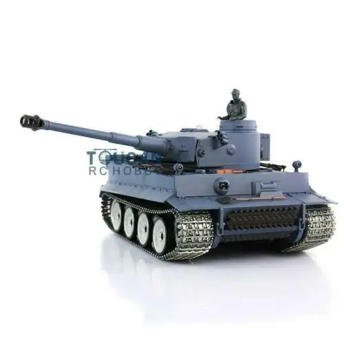 Henglong 1/16 6,0 инфракрасный боевой Тигр I RTR rc Танк 3818 Вт/отдача ствола металлические треки колеса TH12447