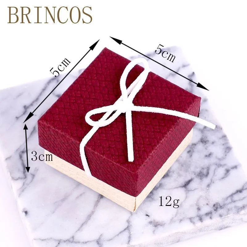 1 шт. квадратный шкатулка для ювелирных изделий обручение кольцо для серьги цепочки и ожерелья браслет Подарочная коробка-дисплей держатель черный, красный, белый темно