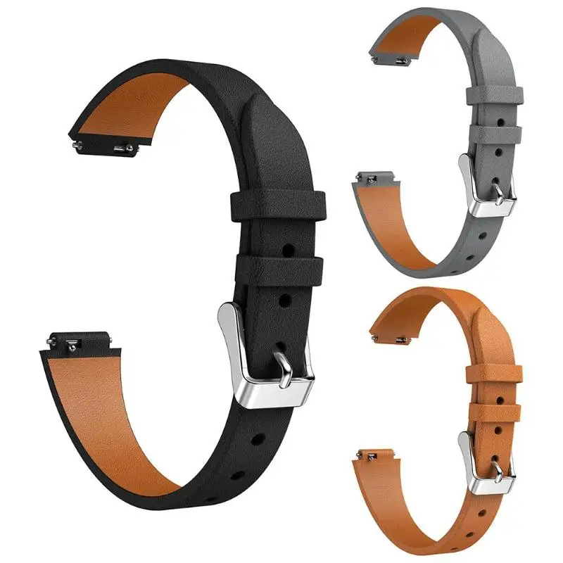 

Leather Watch Band Smart Watch Replacement Wrist Strap Bracelet Belt for Fitbit Inspire/Inspire HR