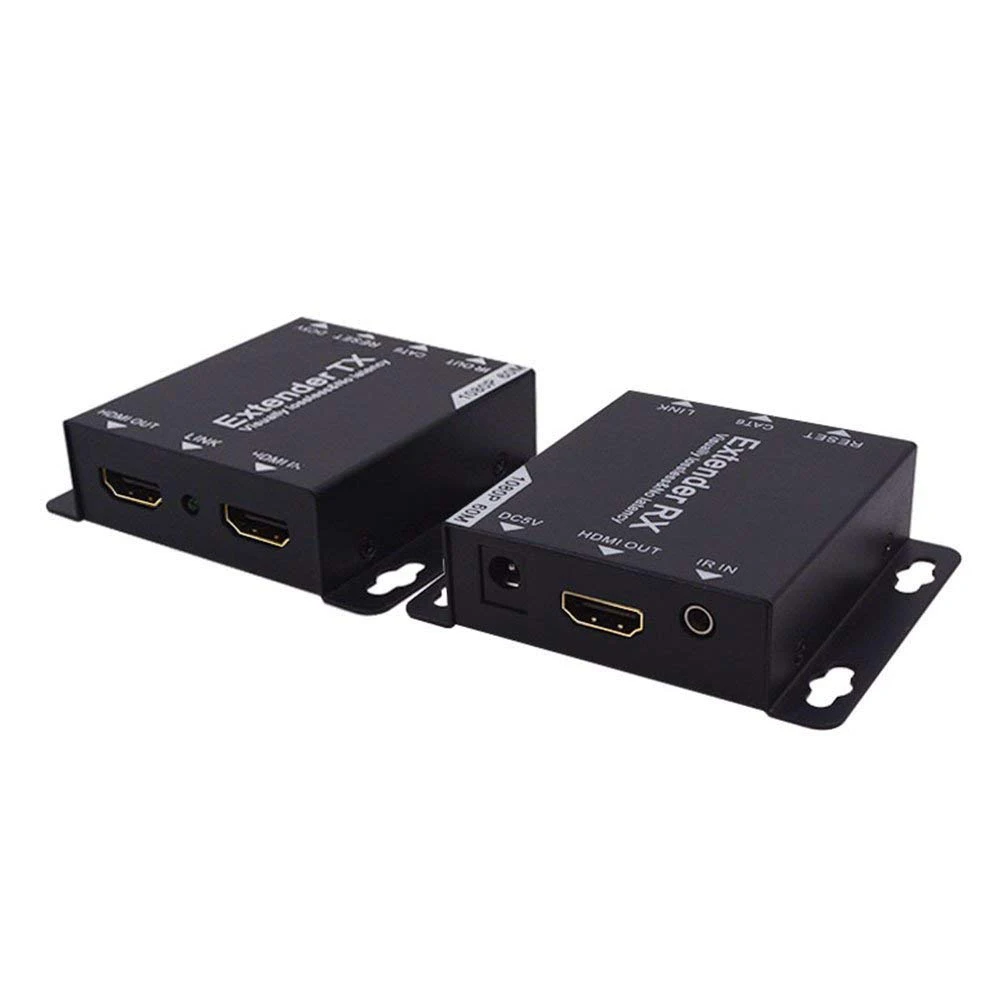 

1080P 60M HDMI Extender Over Ethernet Uncompressed Zero Latency IR Remote
