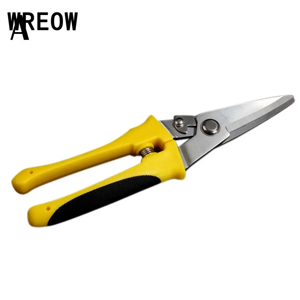 Titanium alloy steel garden florist Plant scissors Pliers 56mm Garden Pruning Shear Branch Pruner Practical Trimmer Hand pruner