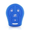 KEYYOU For Nissan Micra Qashqai Maxima Altima Sentra Versa Car Silicone 4 Button Remote Key Case Fob Cover Holder ► Photo 3/6