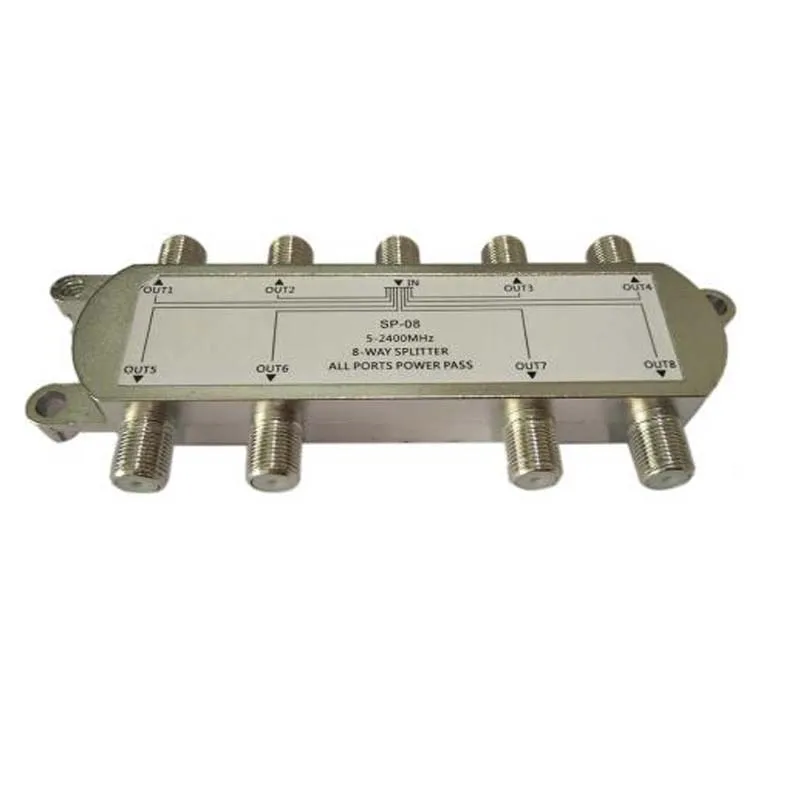 8 Way Port TV Signal Satellite Sat Coaxial Diplexer Combiner Splitter