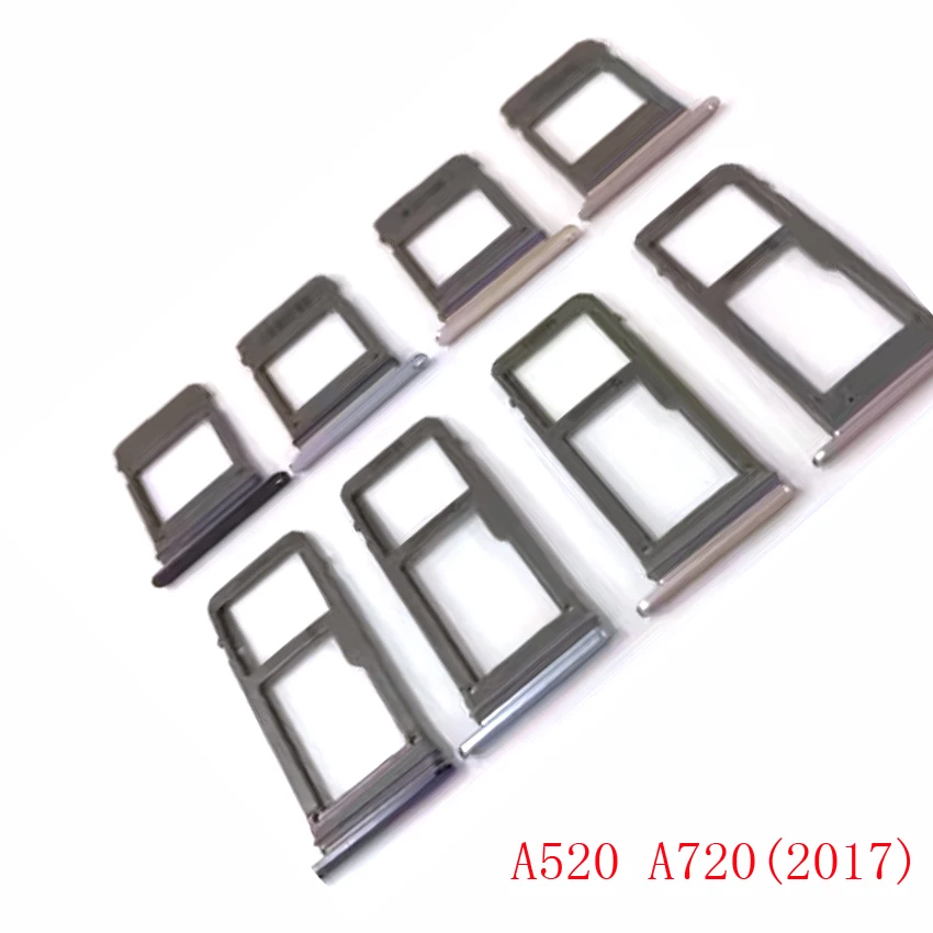

5pcs SIM Card Tray For Samsung Galaxy A520 A720 A5 A7 2017 SIM Card Reader Sim Tray Holder SD Sim Slot Replacement Parts