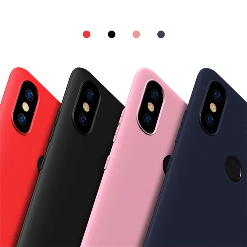 Ударопрочный резиновый чехол для Xiaomi Mi Max 2 3 Pro Mix 2S A1 A2 силиконовый из ТПУ