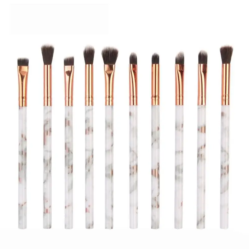 

10pcs Marble Pattern Makeup Brush Concealer Foundation Cosmetic Eyebrow Eyeshadow Brush Make Up Brush Set Tools Pencil Maquiagem