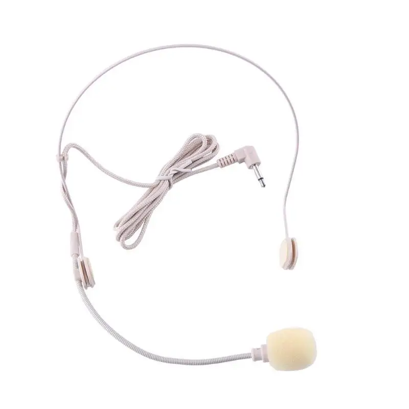 

Flexible Lightweight Head Mount Microphone Condenser Headset Microphone Speaker Teaching