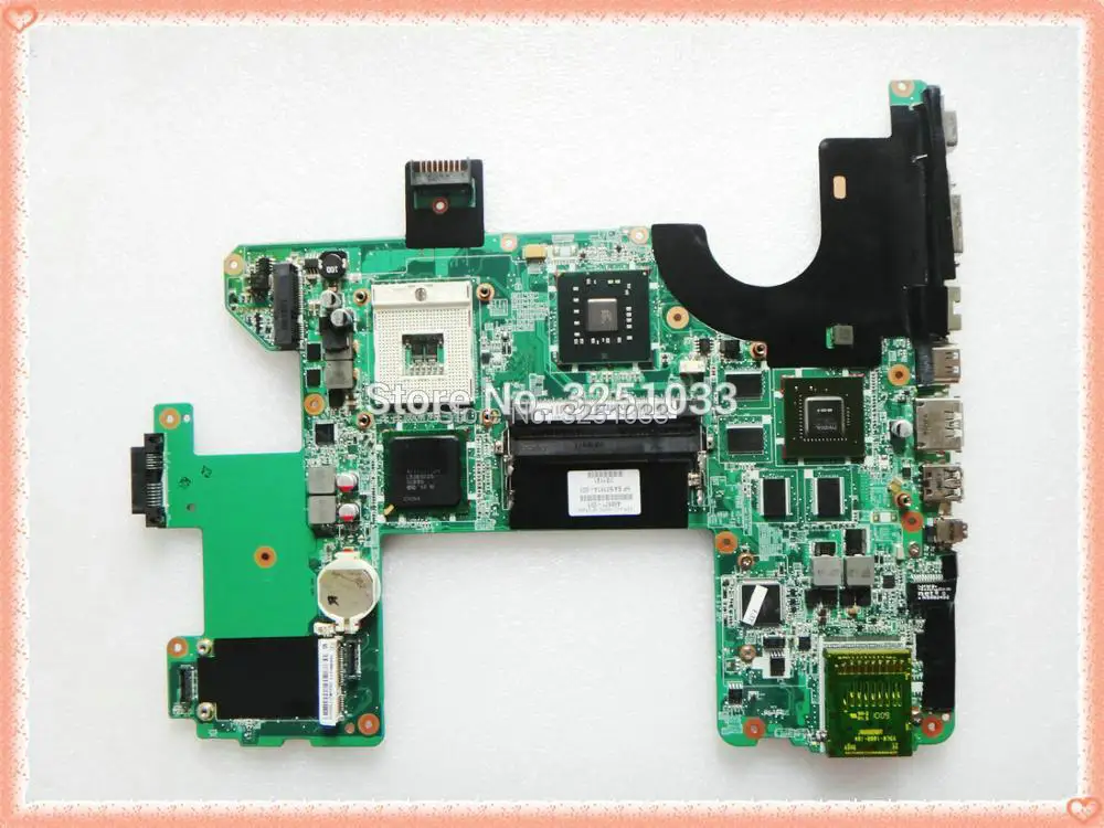 

for hp HDX X18-1001XX NOTEBOOK 496871-001 HSTNN-Q35C for HP HDX18 motherboard G96-630-A1 PM45 DDR2 DAOUT7MB8F0