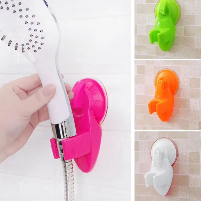 

New Adjustable Bathroom Suction Cup Shower Head Holder Plastic Vacuum Wall Mount