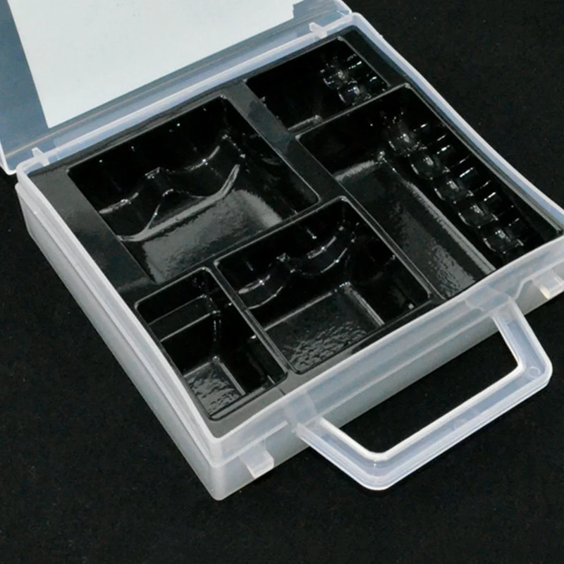 AAA AA C D 9V Hard Plastic Battery Holder Storage Box
