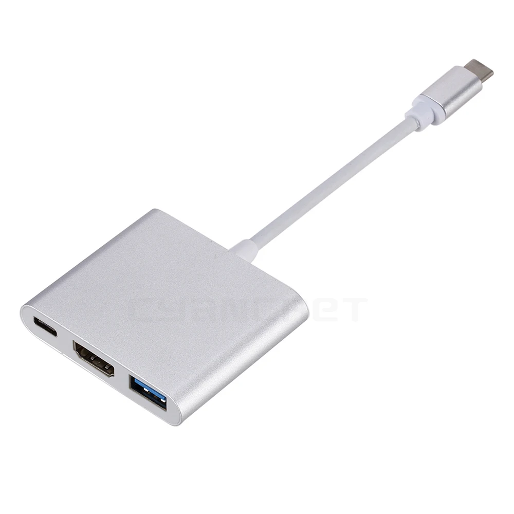 Адаптер Type C док станция USB к HDMI 4K 3 0 PD2.0 зарядный кабель для передачи данных и видео