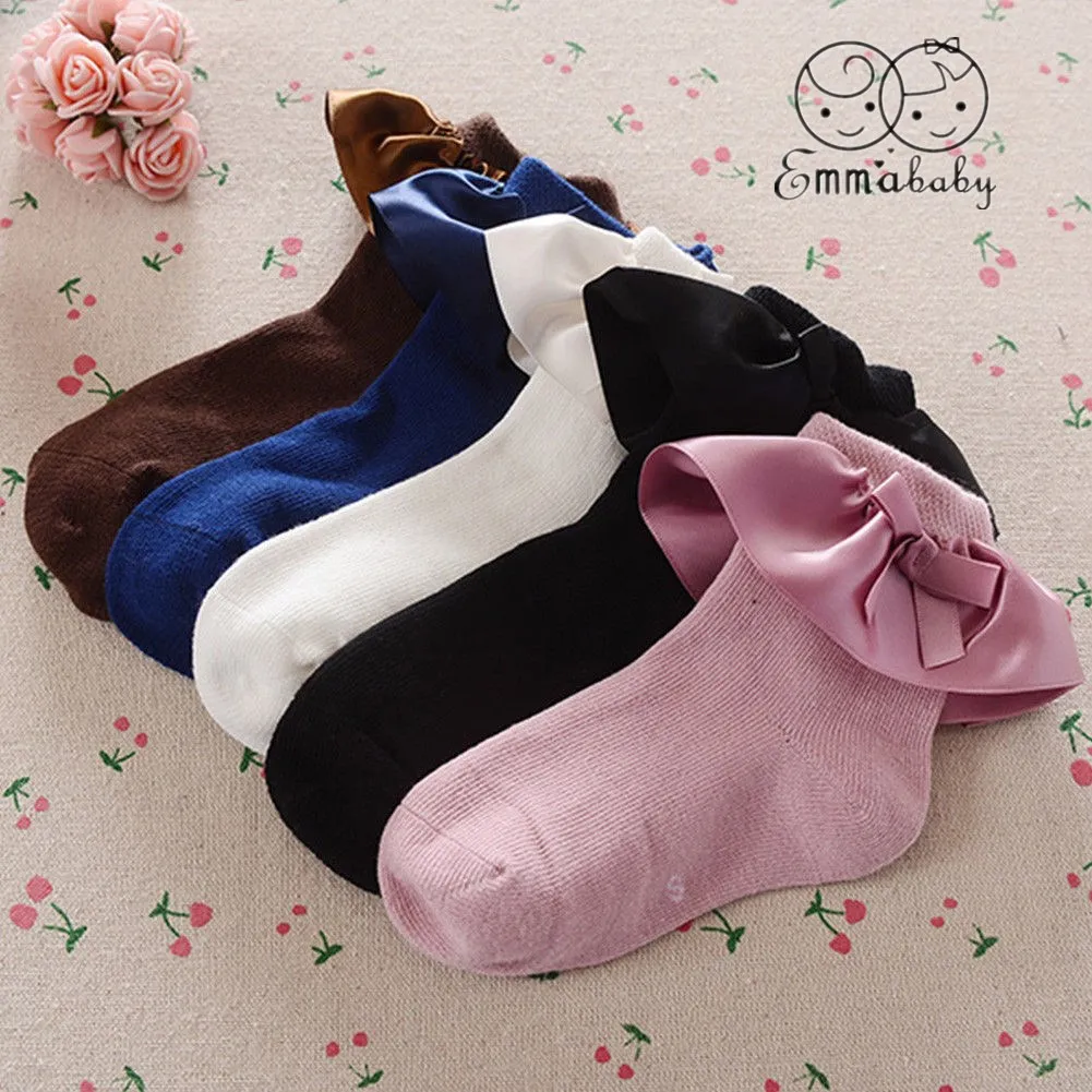 

2019 Emmababy Cute Newborn Baby Cotton Socks Lace Princess Combed Socks for Girls Infant Babe Socks
