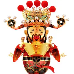 Piececool 3D DIY Металлические Головоломки сборка китайская фигурка модели Бог удачи здания Наборы детские игрушки подарок на Новый год