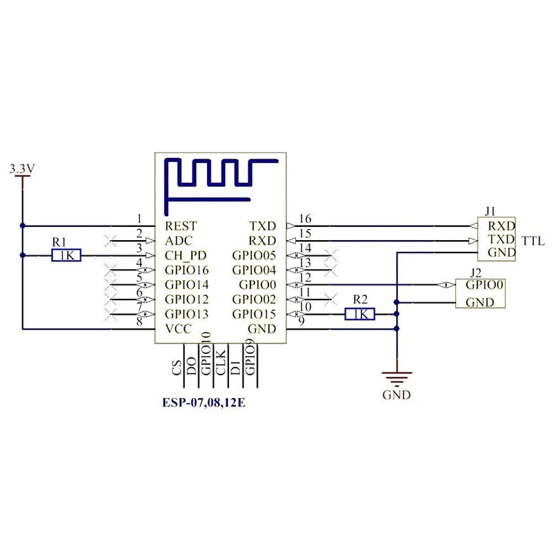 ESP8266 ESP 12E ESP12E ESP12F 12F Wifi серийный модуль плата для Arduino беспроводной трансивер