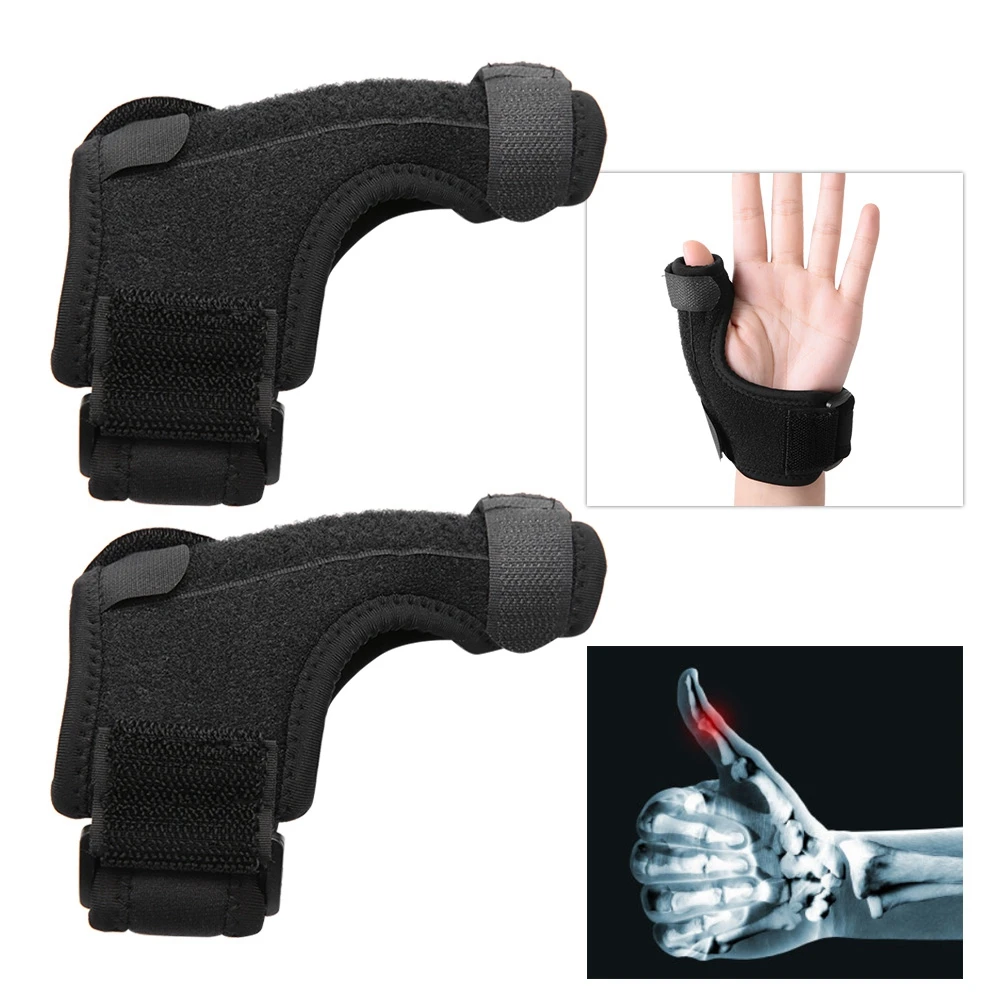 2 типа Фиксатор для большого пальца регулируемый браслет защита Tendonitis палец