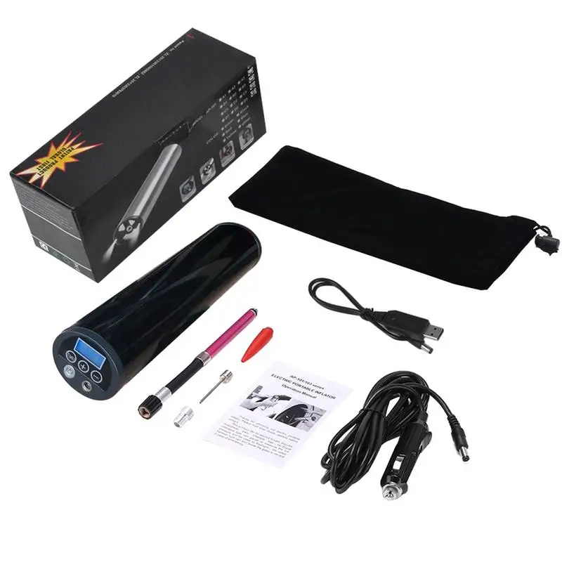 

Automatic Pump Electric for Bicycle Motorcycle with Portable Digital Display Preset Automatic Shutdown Intelligent Pump