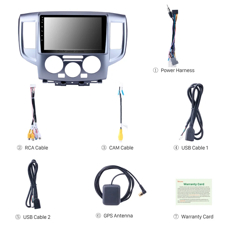 Top Seicane 9 inch Android 8.1 Car Stereo Radio Head Unit Player GPS Navigation for 2009-2016 NISSAN NV200 Rom 16GB+Quad Core 2 Top Seicane 9 inch Android 8.1 Car Stereo Radio Head Unit Player GPS Navigation for 2009-2016 NISSAN NV200 Rom 16GB+Quad Core 2
