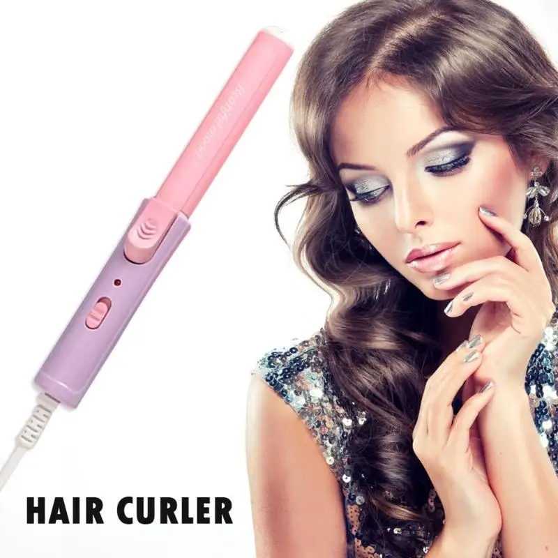 Professional Portable Mini Ceramic Electronic Hair Curler Hairdressing Styling Tools Fast Curling Iron Wand Professional Portable Mini Ceramic Electronic Hair Curler Hairdressing Styling Tools Fast Curling Iron Wand