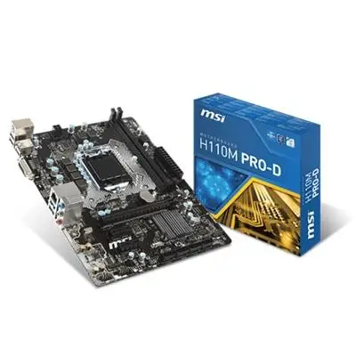 Материнские платы MSI (911-7996-037)-плата H110M PRO-D | Компьютеры и офис