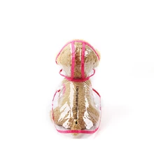 Новинка 2019, модная Одежда для питомцев, плащ для собак, прозрачный Дождевой Плащ, водонепроницаемые плащи для домашних животных, одежда для ...(China)