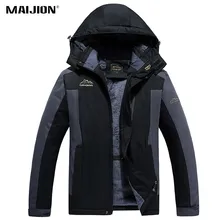 MAIJION уличные мужские походные куртки, зимняя теплая спортивная одежда, ветрозащитное пальто для альпинизма, рыбалки, повседневные куртки, мужские пальто с капюшоном