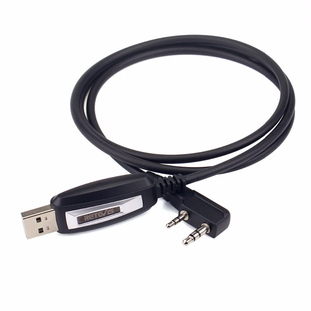2Pin USB кабель для программирования Kenwood Baofeng UV5R UV 5R 888S RETEVIS H777 RT22 RT24 RT81 RT15 RT80