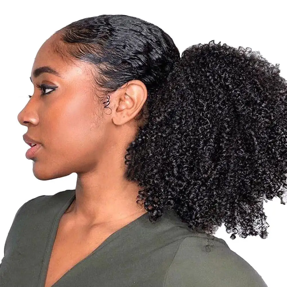 

Curly Wigs Ponytail Extension Natural Color Bleached Knots Brazilian Remy Lace Front Human Hair Wigs Baby Hair Pre-Plucked Wig