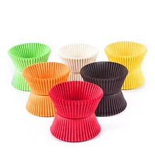 500 шт./компл. кекс Бумага чашки кекс коробки Портативный чашек торта многоцветный выпечки чашки Свадебная вечеринка украшения инструменты
