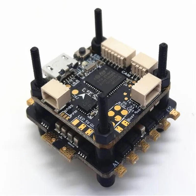 F4-20A Flytower Betaflight F4 Контроллер полета OSD &amp 20A Blheli_S 2-4S DSHOT600 20x20 мм бесщеточный ESC для