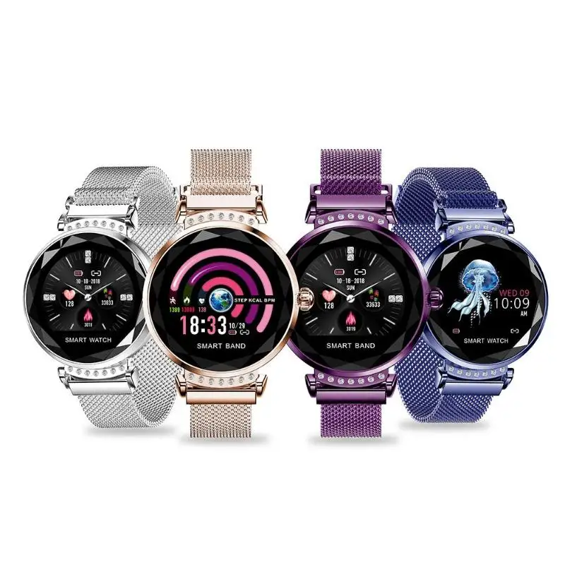 Смарт-часы водонепроницаемые женские умные часы монитор сердечного ритма фитнес-трекер спортивные женские наручные часы для android IOS