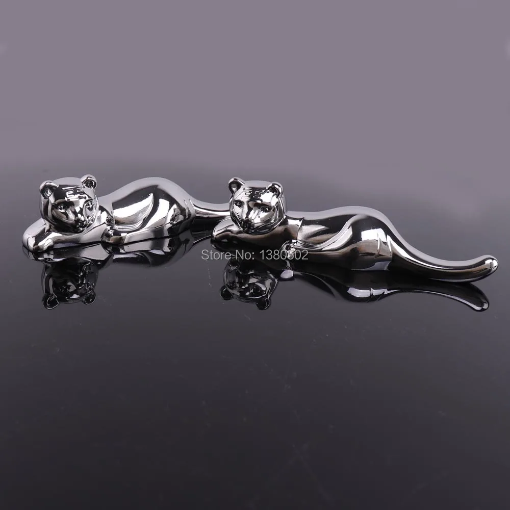 2pcs/lot Stainless Steel Tiger Top Quality Chopstick Holder Knife Fork Spoon Rest Decorations