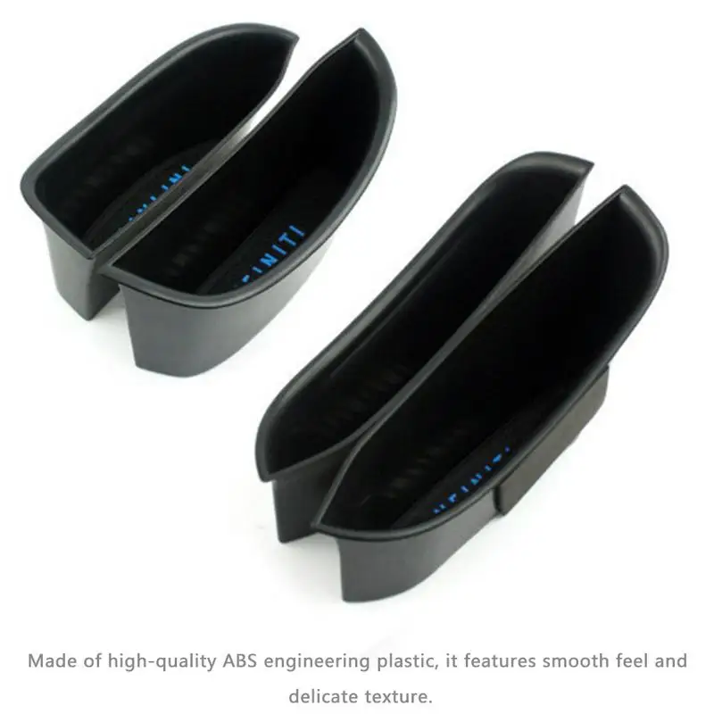 

2PCS/Pack Car Door Side Storage Box Dust Can For Infiniti QX30 2016 2017