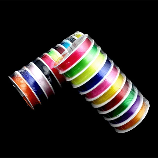 Stretchy Elastic String Jewelry  0.8mm Jewelry Elastic Cord Beading - 1  0.8mm 1mm - Aliexpress