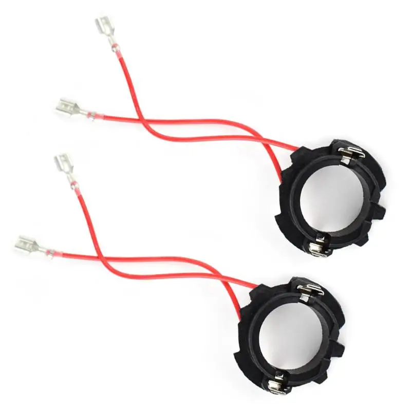 

VODOOL 2Pcs Auto Car LED H7 Headlight Bulb Base Adapter Holder Headlamp Light Bulbs Retainers Clip Stand For VW Golf 5 MK5 Jetta