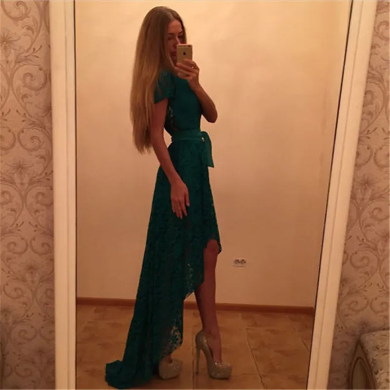 Ladies party dress summer dark green high temperament party dating high waist dress Ladies party dress summer dark green high temperament party dating high waist dress