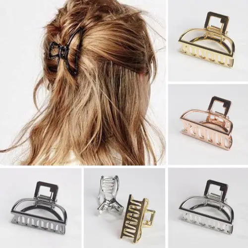 

Large Glitter Diamante Diamond Women Ladies Hair Clip Claw Grip Butterfly Clamp Hot Vogue Woman Hairpin Brief And Elegant