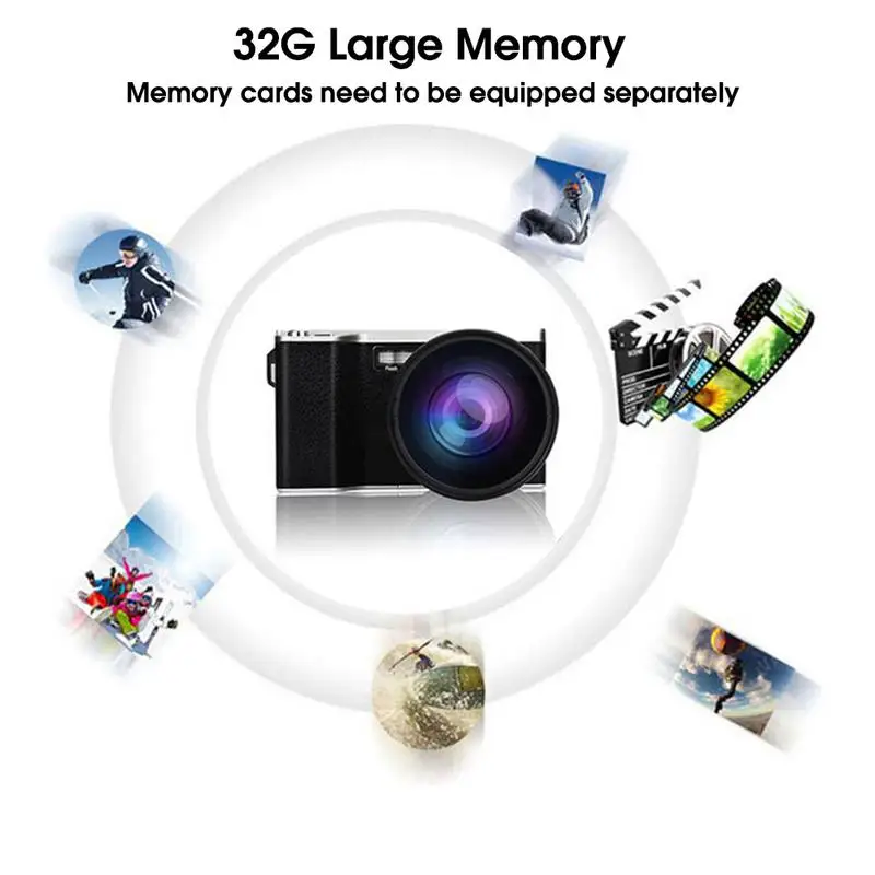 12X Zoom Digital Camera Home 24 Million Pixel Wide Angle Macro USB2.0 4\
