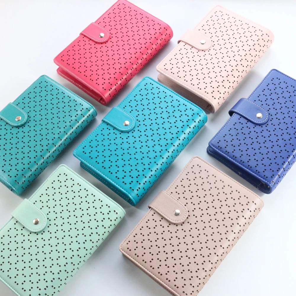 

NEW hollow leather office school spiral notebooks stationery,fine personal binder weekly planner agenda WJ-XXWJ397- Affordable