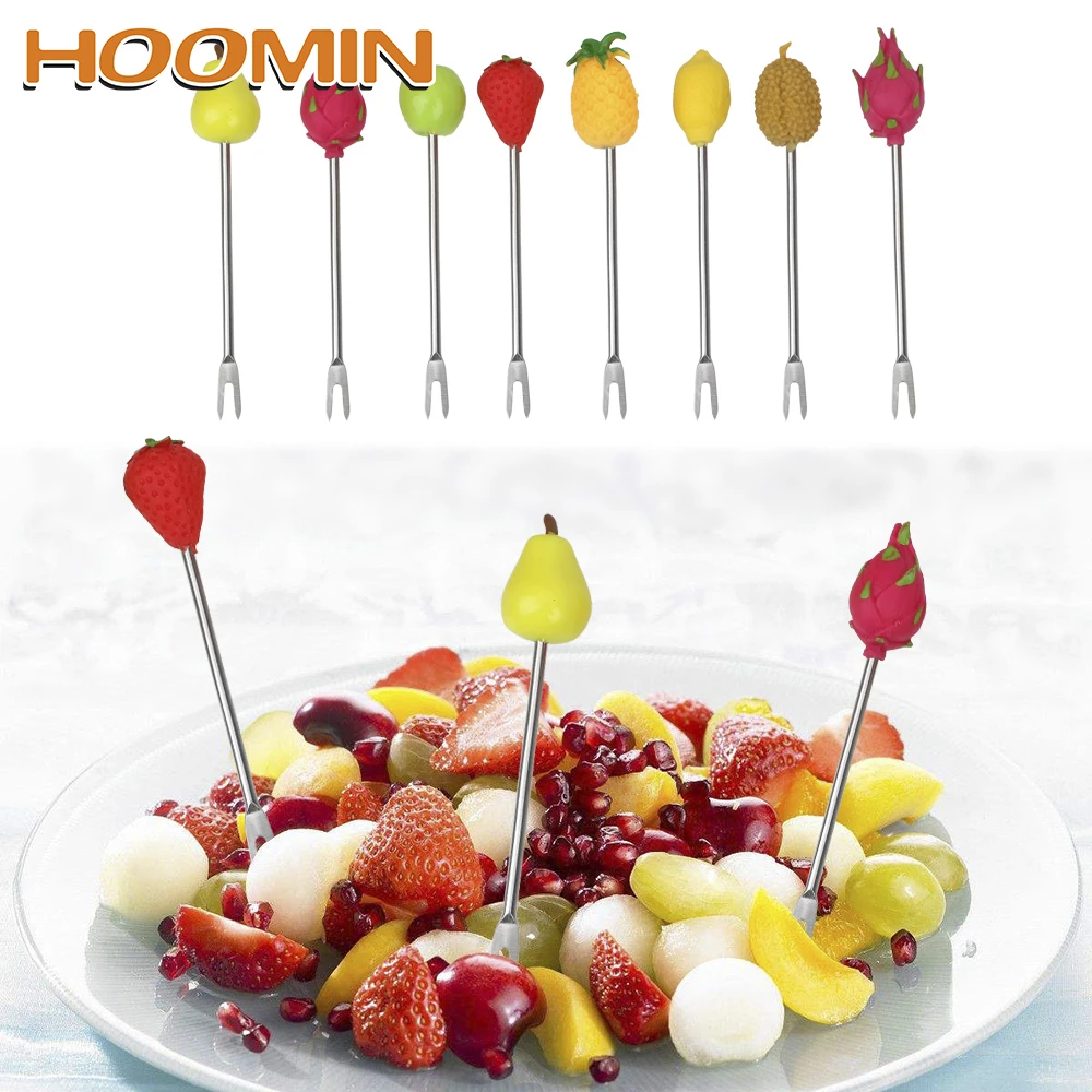 Вилка для фруктов 6 шт./компл. нержавеющая сталь|Вилки| |