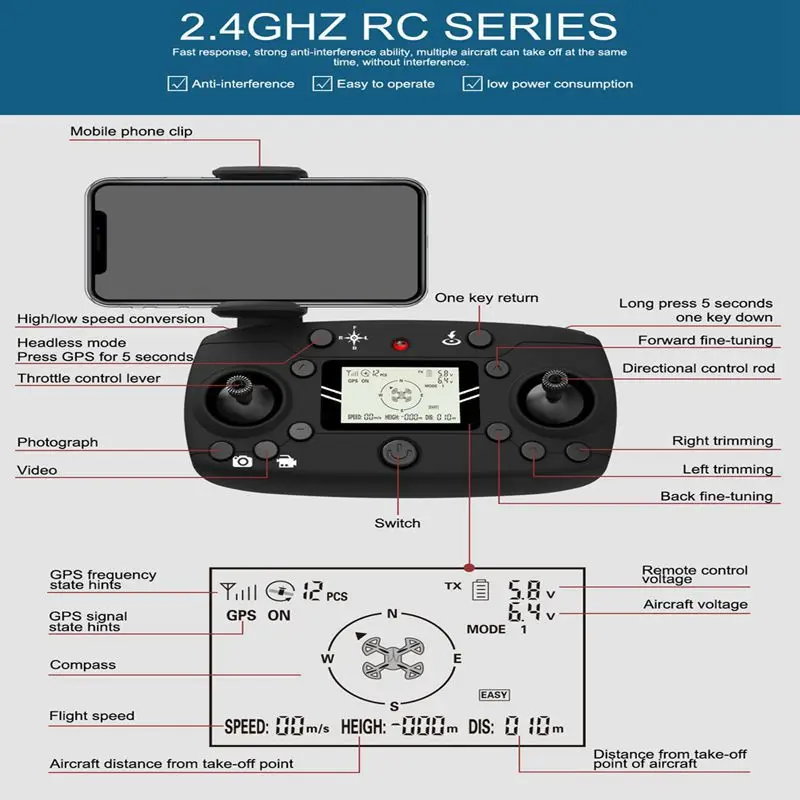Новый Квадрокоптер BAYANGTOYS X30 Радиоуправляемый Дрон с HD камерой широким углом