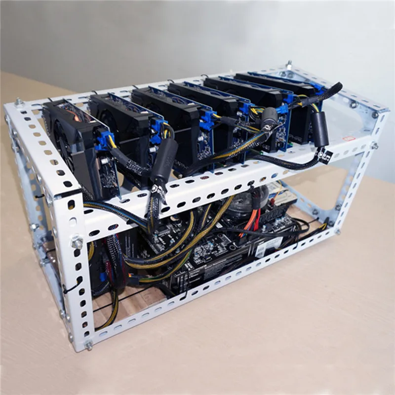 6 GPU Open Air Mining Miner Frame Crypto Coin DIY Stackable Rig Bitcoin BTC Fame Case For 6 Graphics Card GPU ETH BTC Ethereum 6 GPU Open Air Mining Miner Frame Crypto Coin DIY Stackable Rig Bitcoin BTC Fame Case For 6 Graphics Card GPU ETH BTC Ethereum