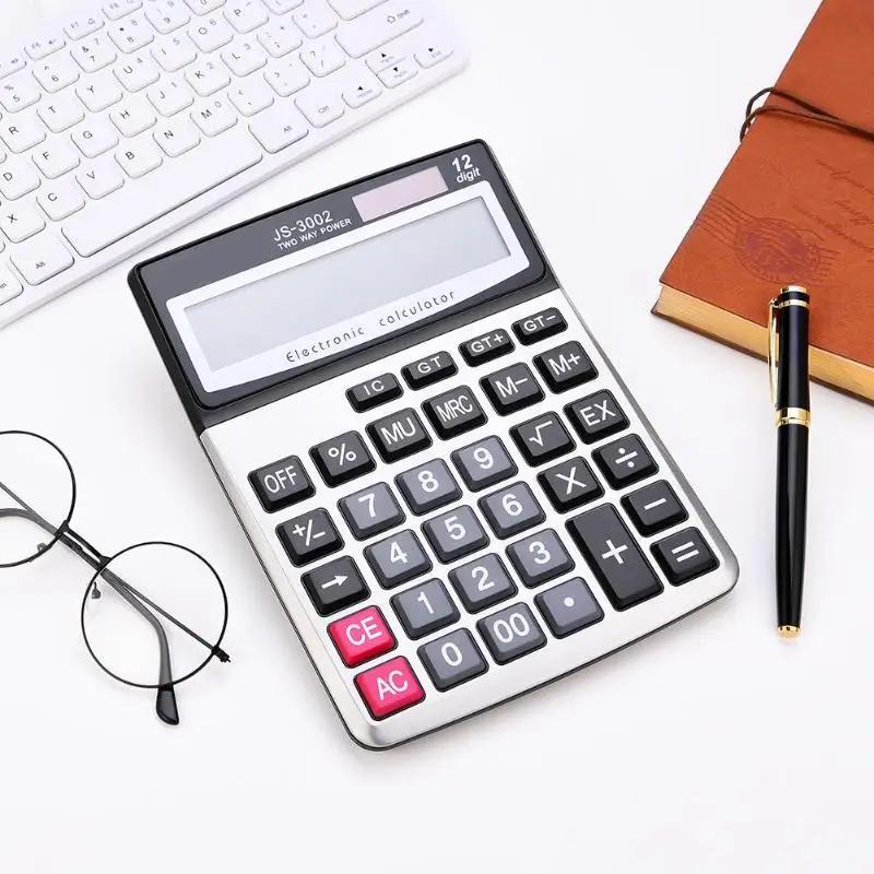 

Mini Portable Calculator 12 Digits Display School Office Students Stationery Calculating Tool Finance Mathematics Supplies New