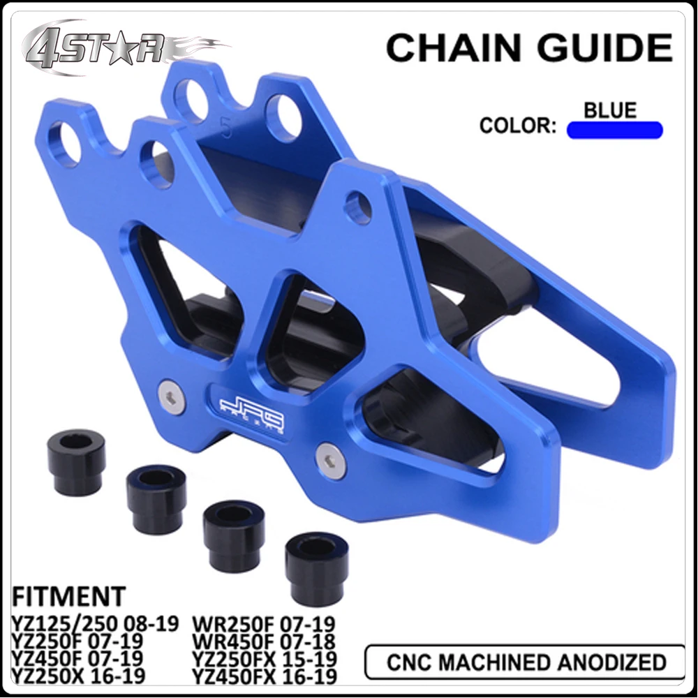 Цепная направляющая для мотоцикла CNC защитная Звездочка YAMAHA YZ125 YZ250 08-19 YZ250F YZ450F 07-19