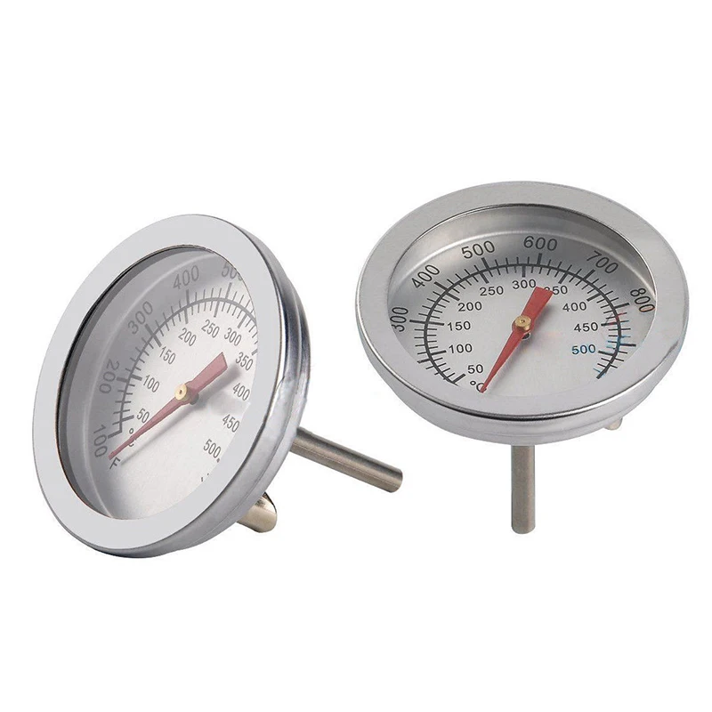 

1Pc 100-500 Celsius Stainless Steel Barbecue BBQ Smoker Grill Thermometer Temperature Gauge Barbecue Outdoor Camp Tool