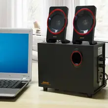 Высокое качество SL-8018 мультимедийный ПК динамик s 3,5 мм USB 2,1 Настольный телефон динамик s сабвуфер деревянный мини-динамик Новинка