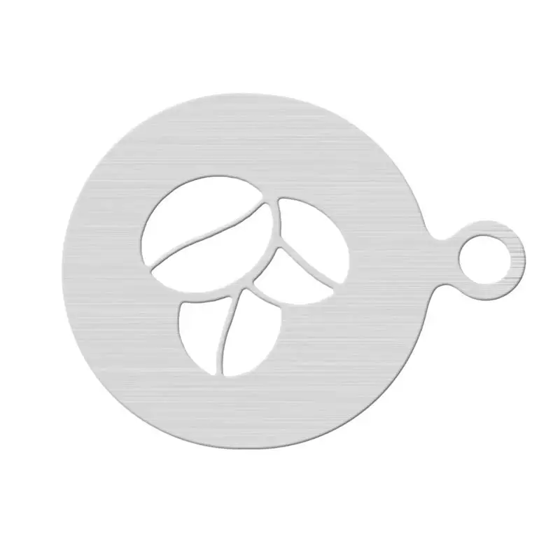 Пластиковый трафарет для кофейного торта украшение форма кекса реалистичная