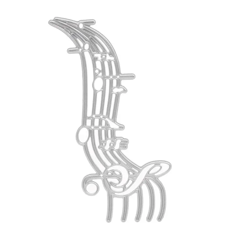 

Music Notes Cutting Dies Stencils for DIY Scrapbooking Photo Album Valentine's Day Paper Cards Embossing Template Craft