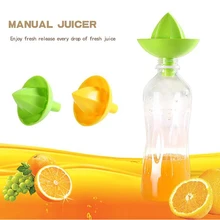 Соковыжималка с воронкой инструмент для приготовления пищи мини-чашка для фруктового сока бытовая ручная соковыжималка 2 в 1 Апельсиновый Лимонный сок инструмент для выдавливания Dropshippi