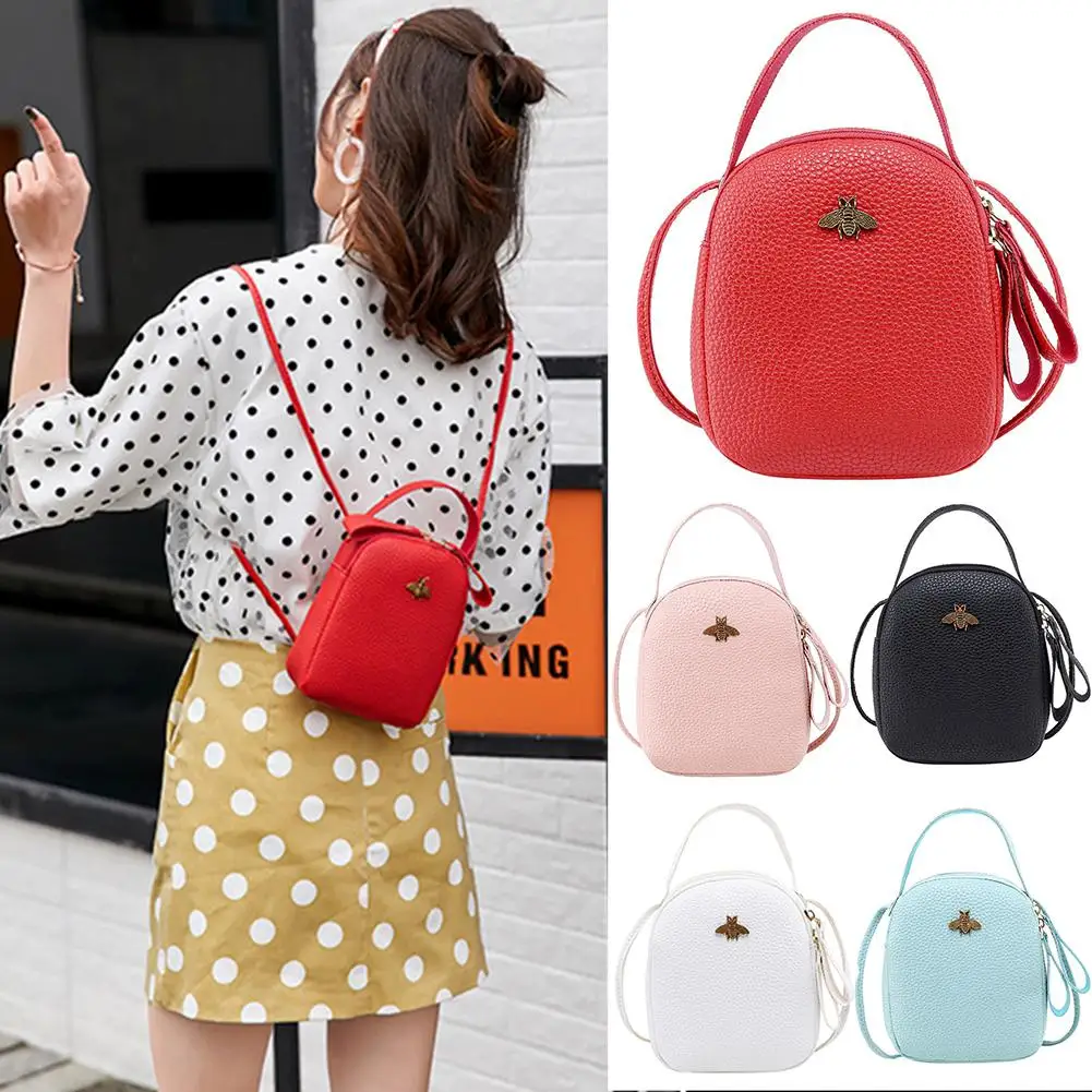 Women Backpack Fashion Litchi Grain Texture Messenger Bags Mini Portable Single-shoulder Bag Pu leather Clutches Crossbody Bags Women Backpack Fashion Litchi Grain Texture Messenger Bags Mini Portable Single-shoulder Bag Pu leather Clutches Crossbody Bags