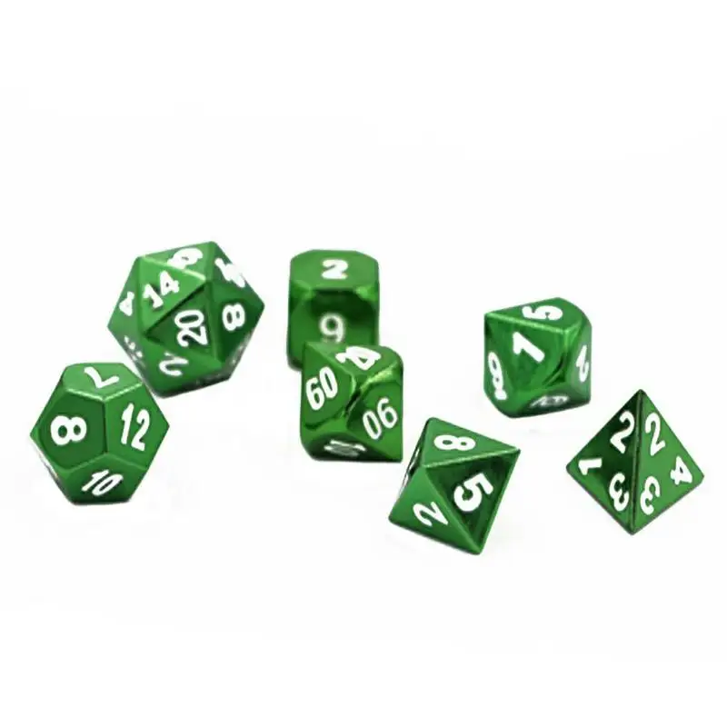 Новые кубики для подземелий и драконов 7 шт./компл. инновационная RPG Dice D &